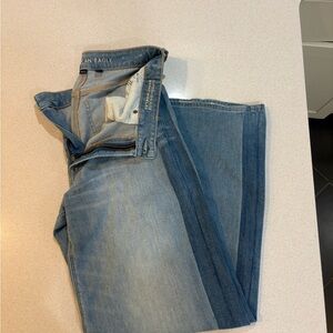 American Eagle Outfitters Super High-Rise Baggy Wide Leg Jeans